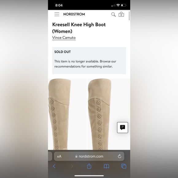 Vince Camuto Kreesell Knee high boots - Picture 6 of 7